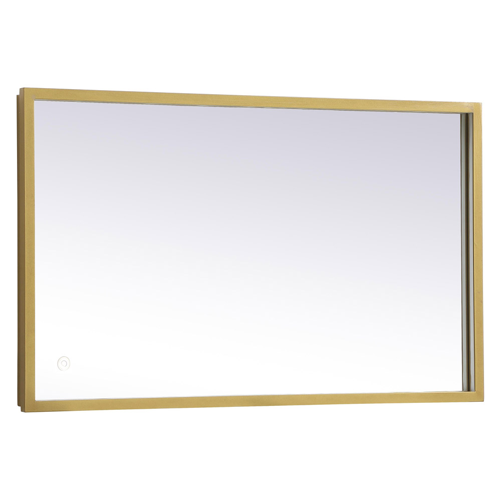 Elegant Wall Mirror - Brass, D 18", H 30" (MRE61830BR)