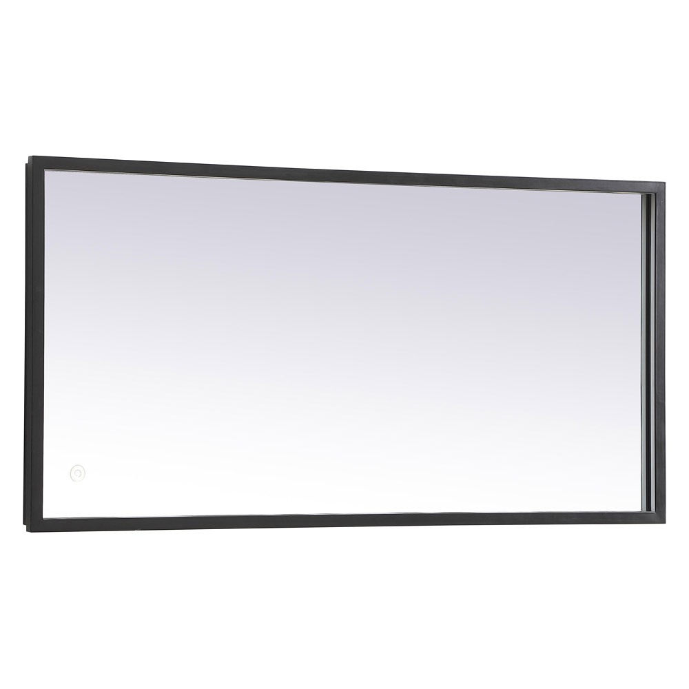 Elegant Wall Mirror - Black, D 18", H 36" (MRE61836BK)