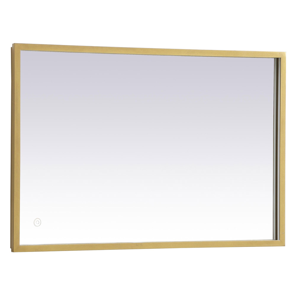 Elegant Wall Mirror - Brass, D 20", H 30" (MRE62030BR)