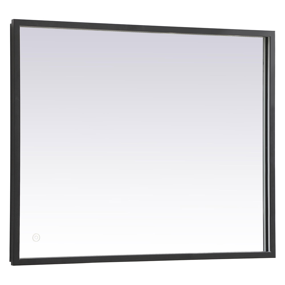 Elegant Wall Mirror - Black, D 24", H 30" (MRE62430BK)