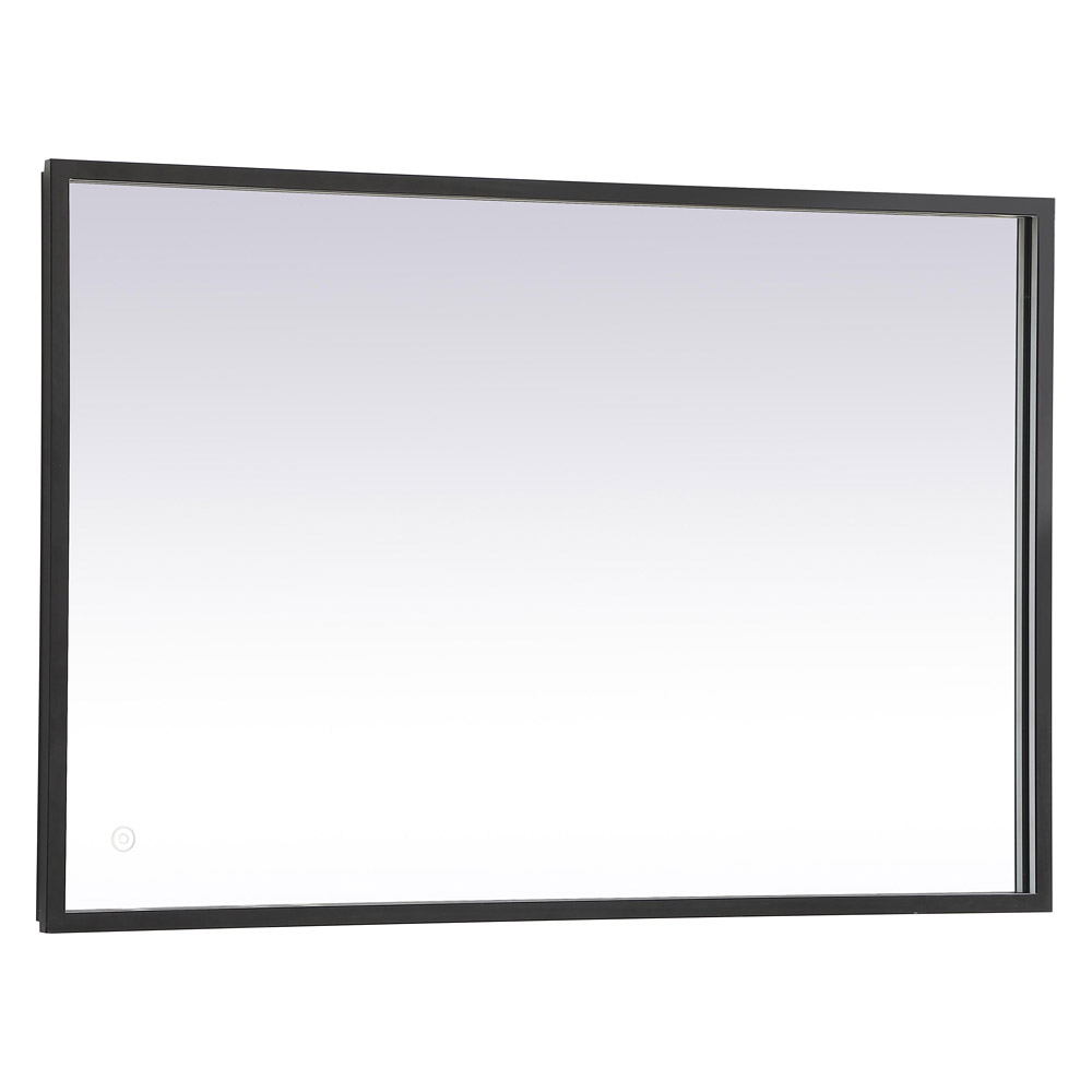 Elegant Wall Mirror - Black, D 24", H 36" (MRE62436BK)