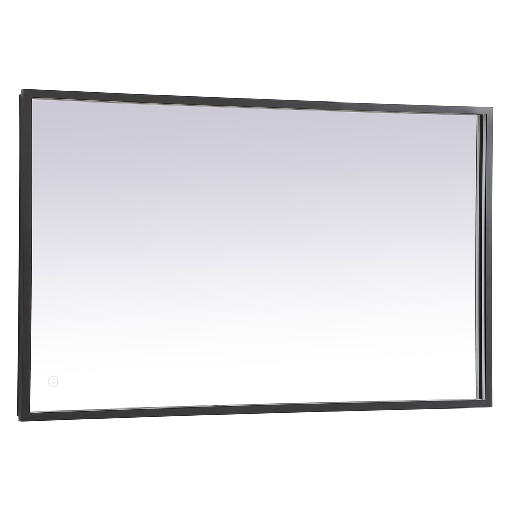 Elegant Wall Mirror - Black, D 24", H 40" (MRE62440BK)