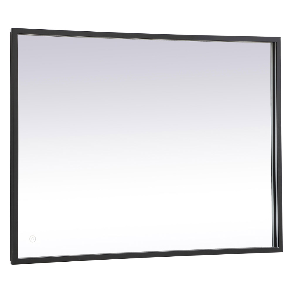 Elegant Wall Mirror - Black, D 27", H 36" (MRE62736BK)