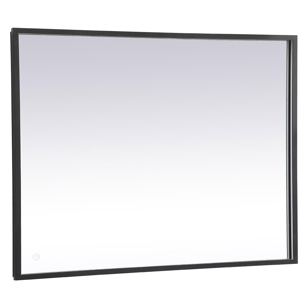 Elegant Wall Mirror - Black, D 30", H 40" (MRE63040BK)