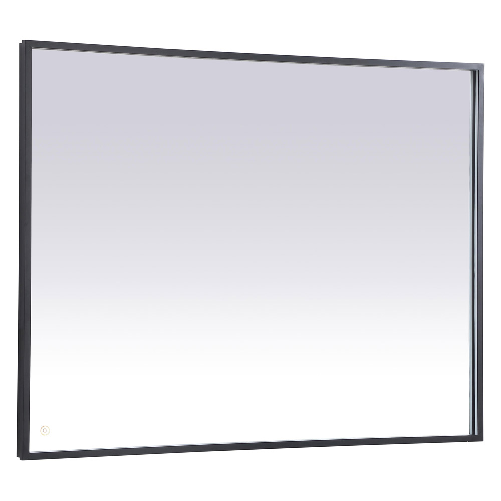 Elegant Wall Mirror - Black, D 48", H 36" (MRE63648BK)