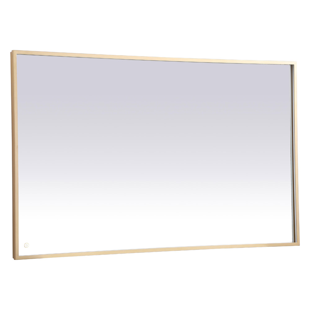 Elegant Wall Mirror - Brass, D 60", H 36" (MRE63660BR)