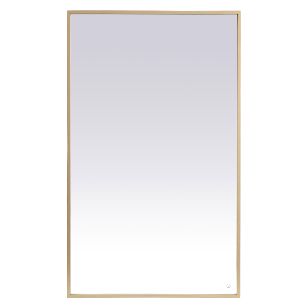 Elegant Wall Mirror - Brass, D 60", H 36" (MRE63660BR)