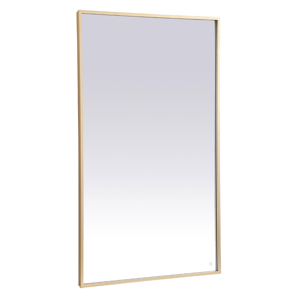 Elegant Wall Mirror - Brass, D 60", H 36" (MRE63660BR)