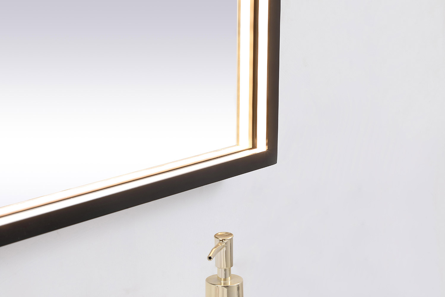 Elegant Wall Mirror - Black, D 60", H 42" (MRE64260BK)