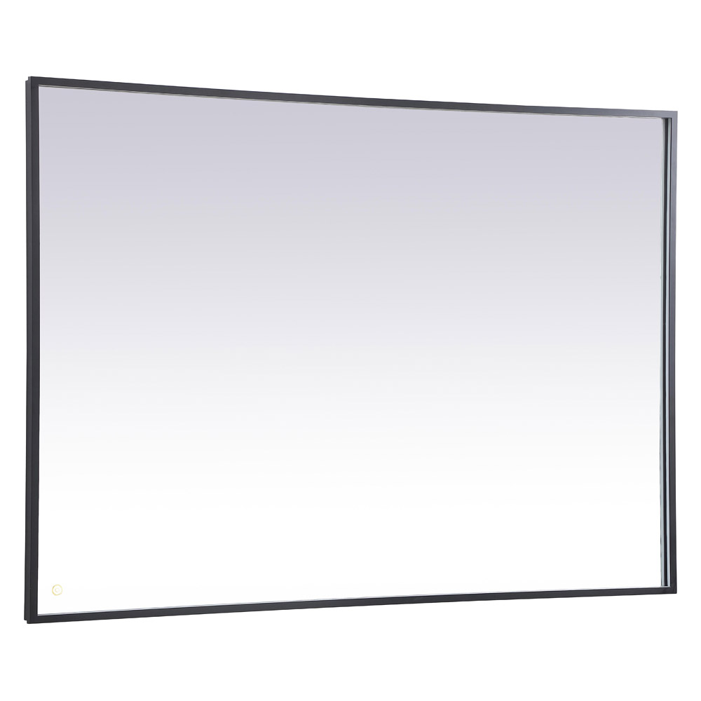 Elegant Wall Mirror - Black, D 60", H 42" (MRE64260BK)