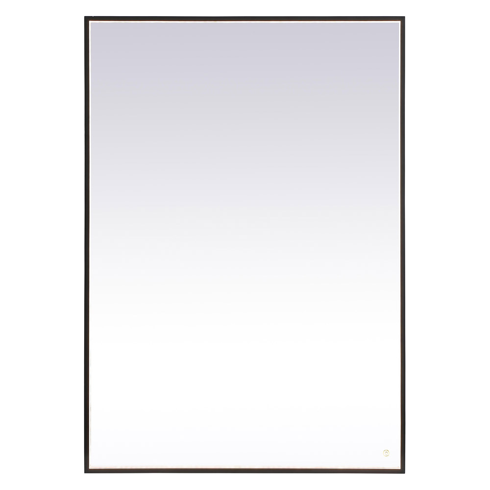 Elegant Wall Mirror - Black, D 60", H 42" (MRE64260BK)