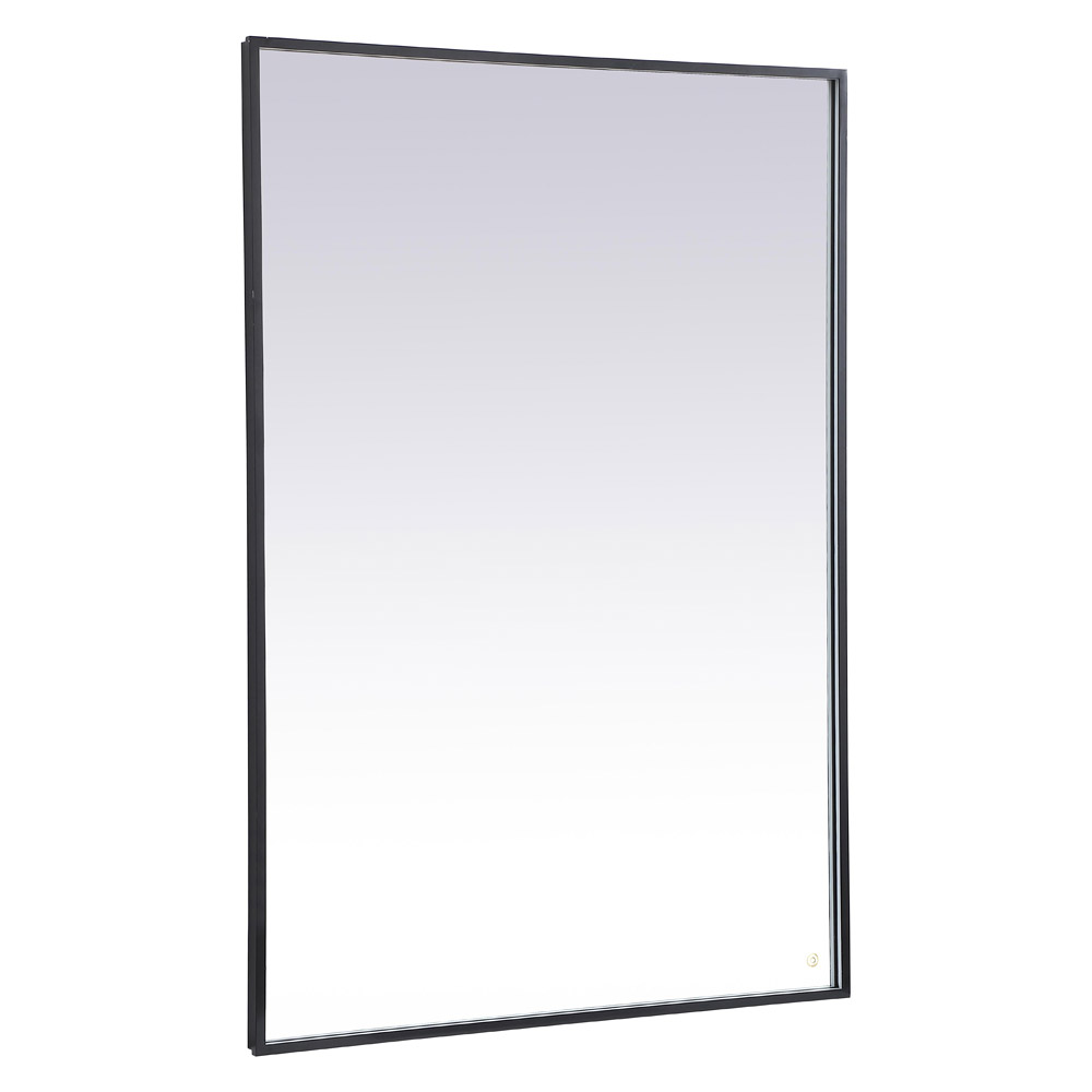 Elegant Wall Mirror - Black, D 60", H 42" (MRE64260BK)