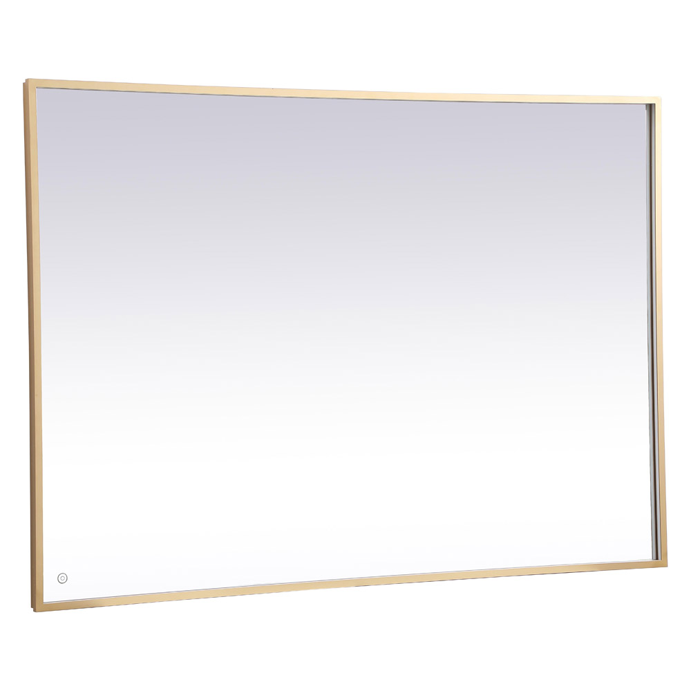 Elegant Wall Mirror - Brass, D 60", H 42" (MRE64260BR)