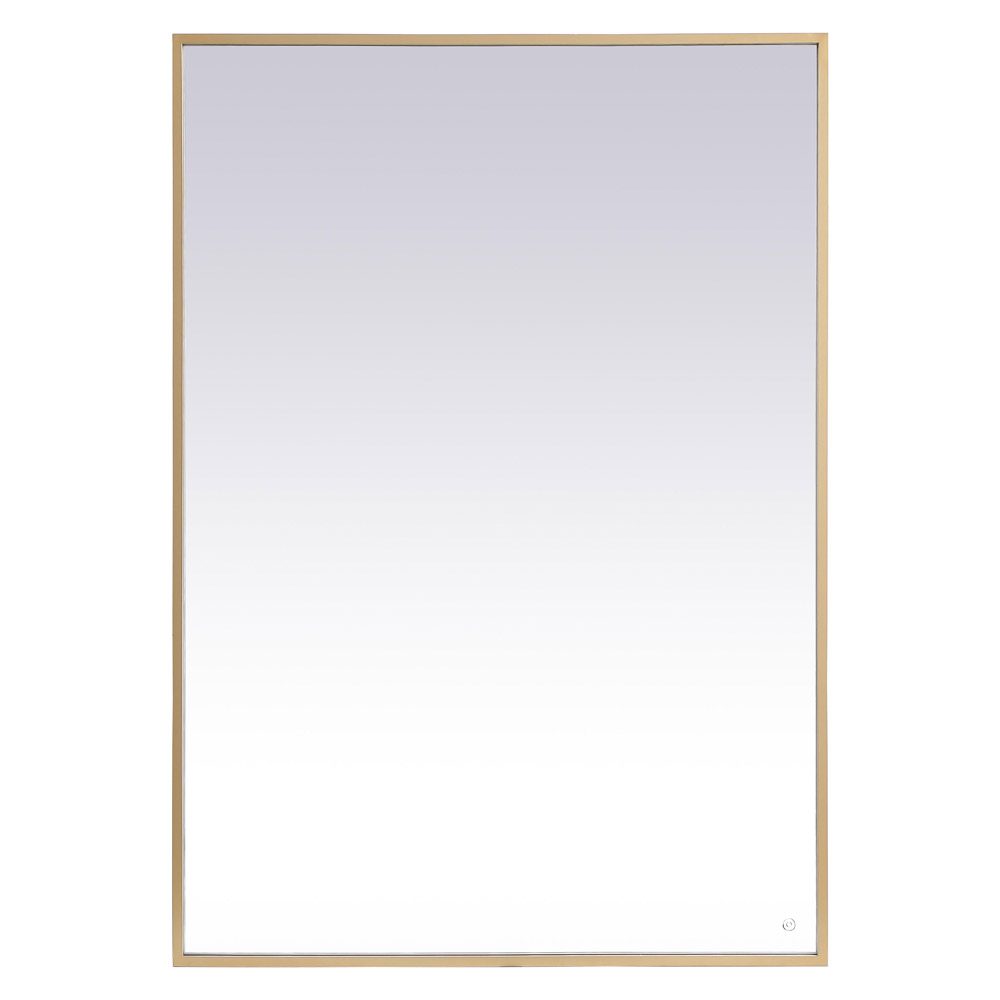 Elegant Wall Mirror - Brass, D 60", H 42" (MRE64260BR)