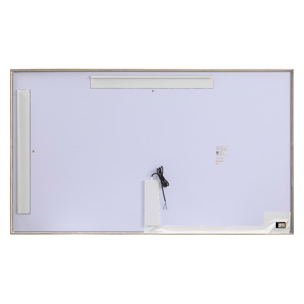 Elegant Wall Mirror - Brass, D 72", H 42" (MRE64272BR)