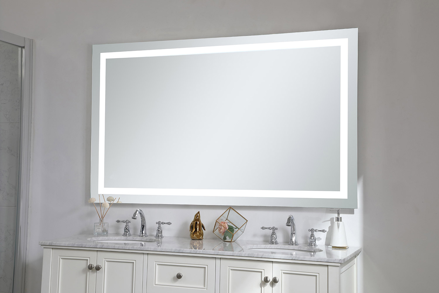 Elegant Wall Mirror - Clear, D 36", H 60" (MRE73660)