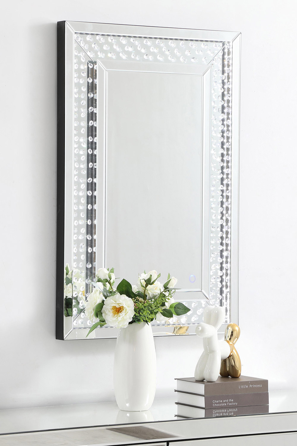 Elegant Wall Mirror - Clear, L 24" (MRE92436)