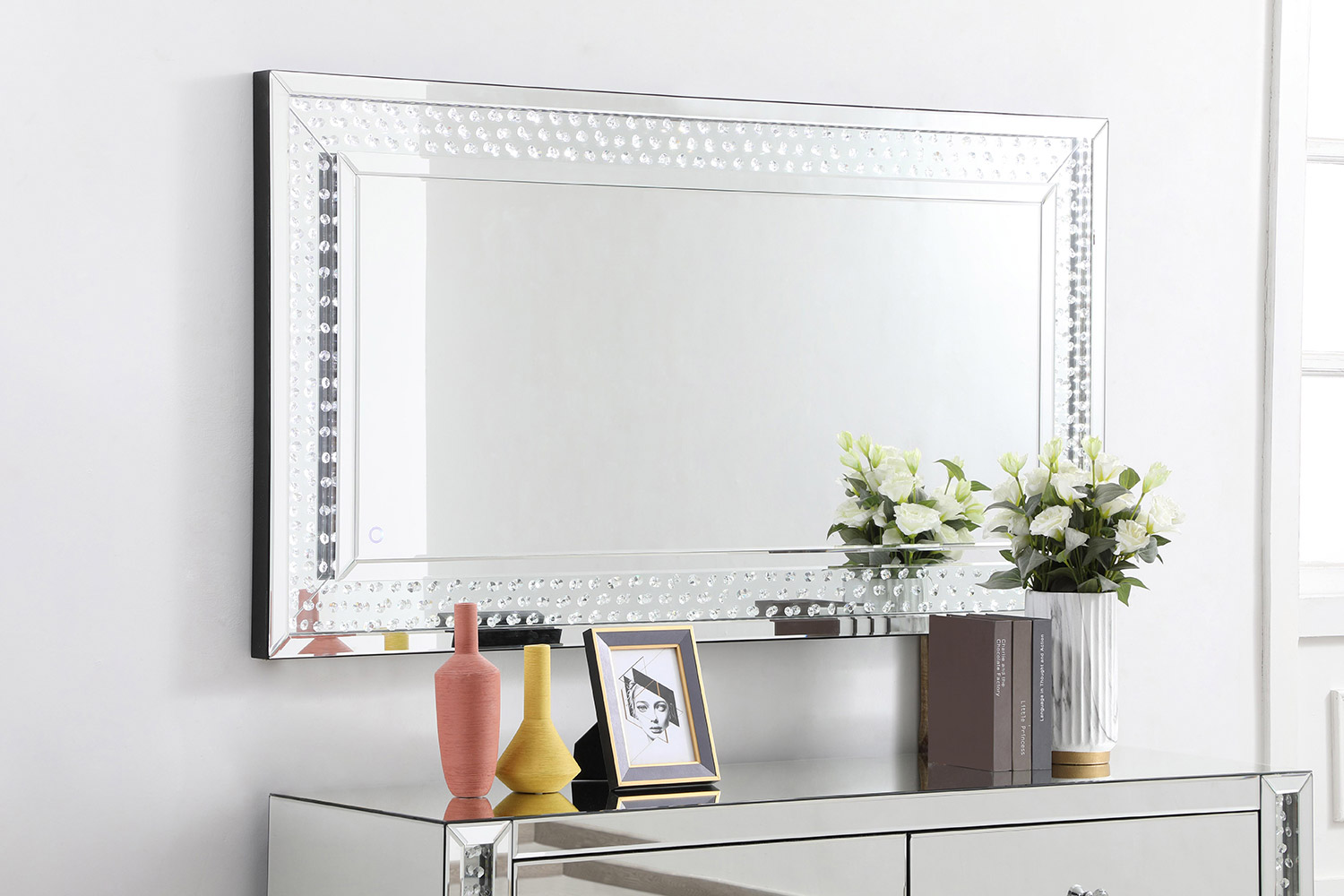 Elegant Wall Mirror - Clear, D 32", H 60" (MRE93260)