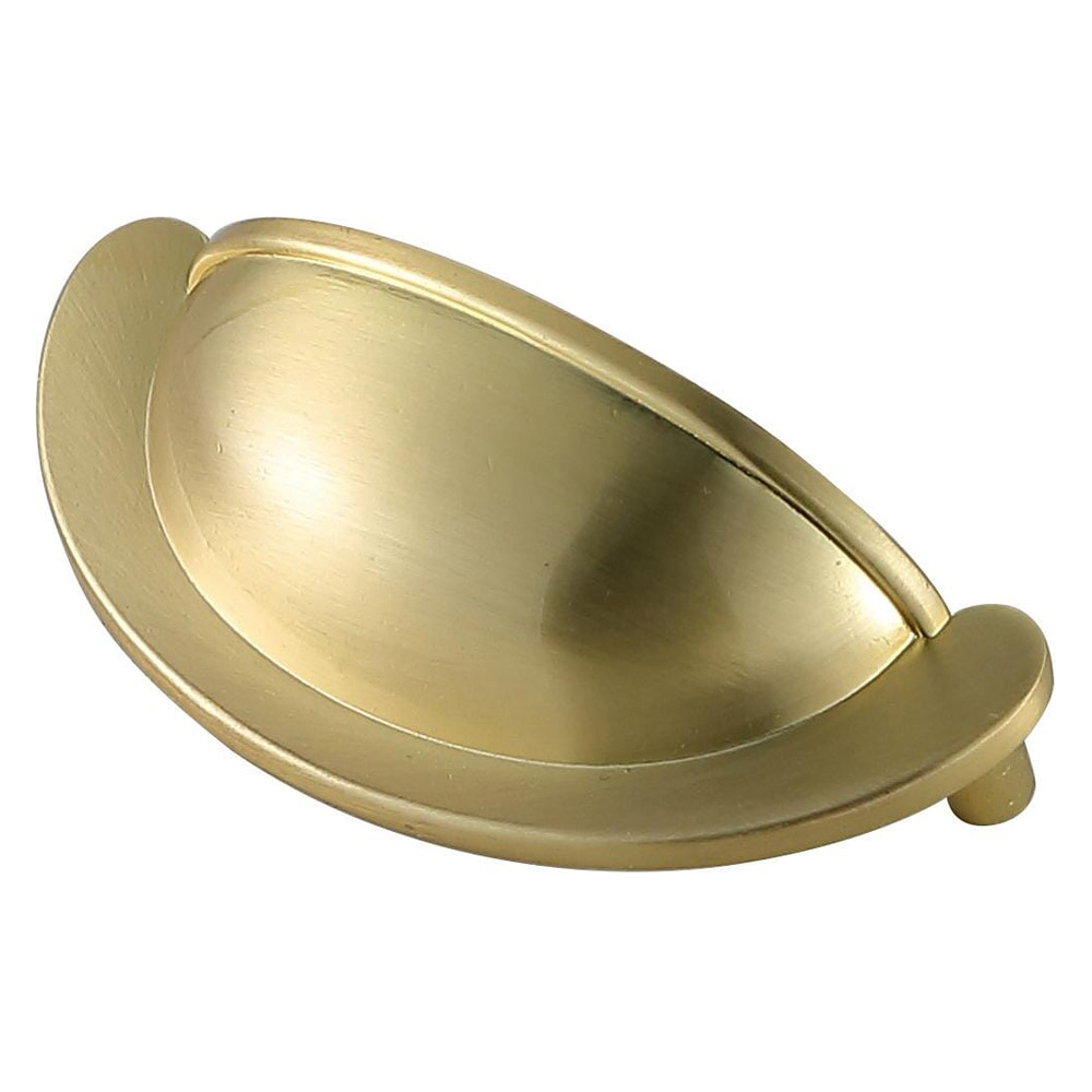 Elegant Claude Drawer Pull, Set of 10 - Brushed Gold (PL3001)