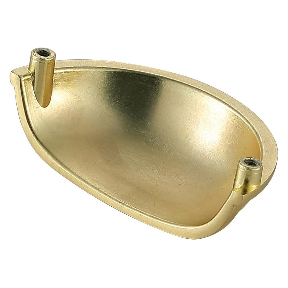 Elegant Claude Drawer Pull, Set of 10 - Brushed Gold (PL3002)