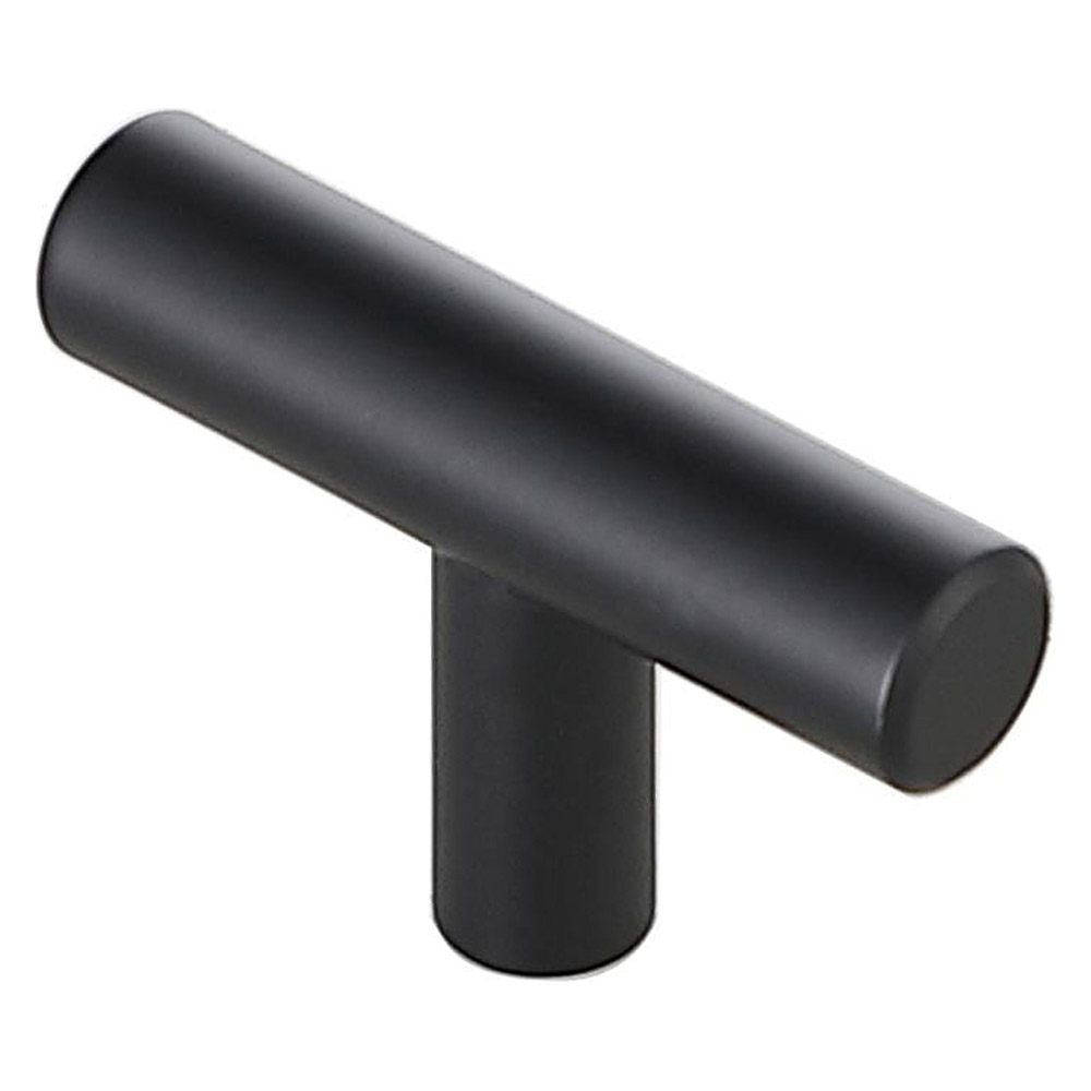 Elegant Quinn 1 Drawer Pull, Set of 10 - Matte Black (PL400-1-MB-10PK)