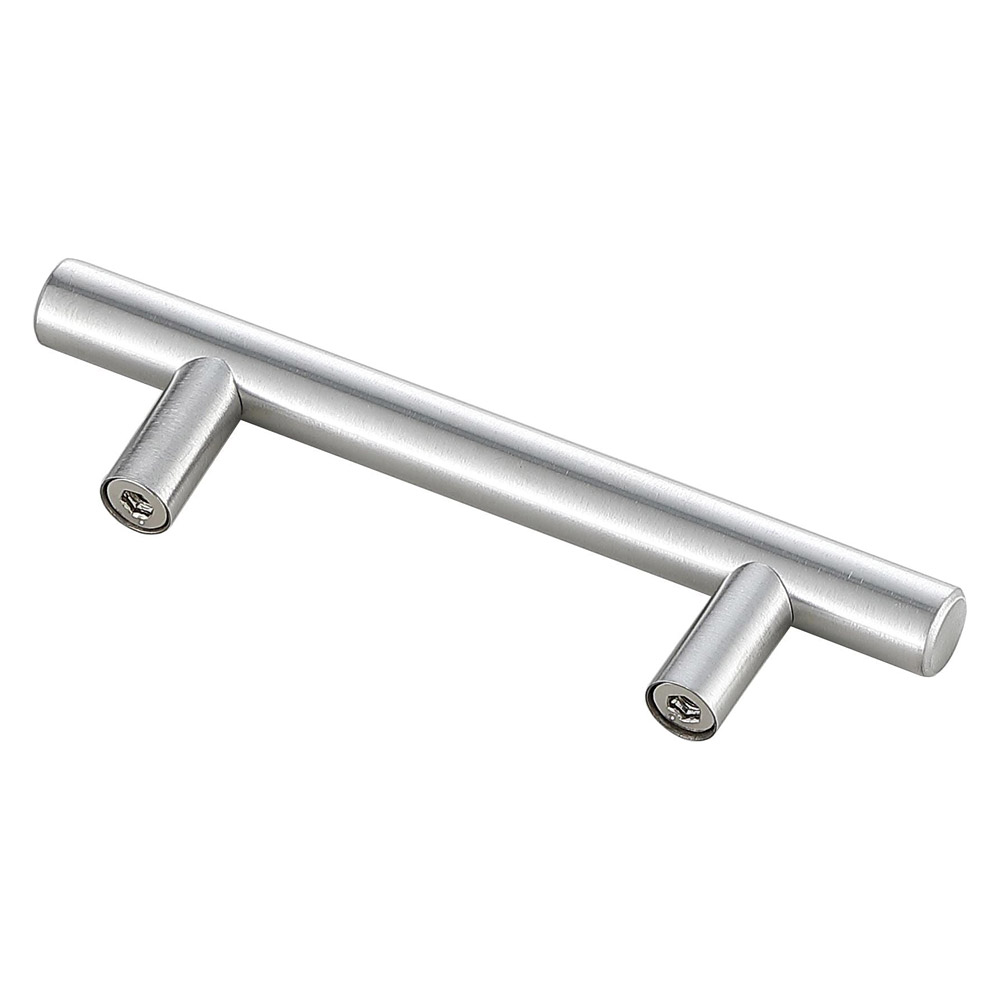 Elegant Quinn 3 Drawer Pull, Set of 10 - Brushed Nickel, L 5" (PL400-3-NK-10PK)