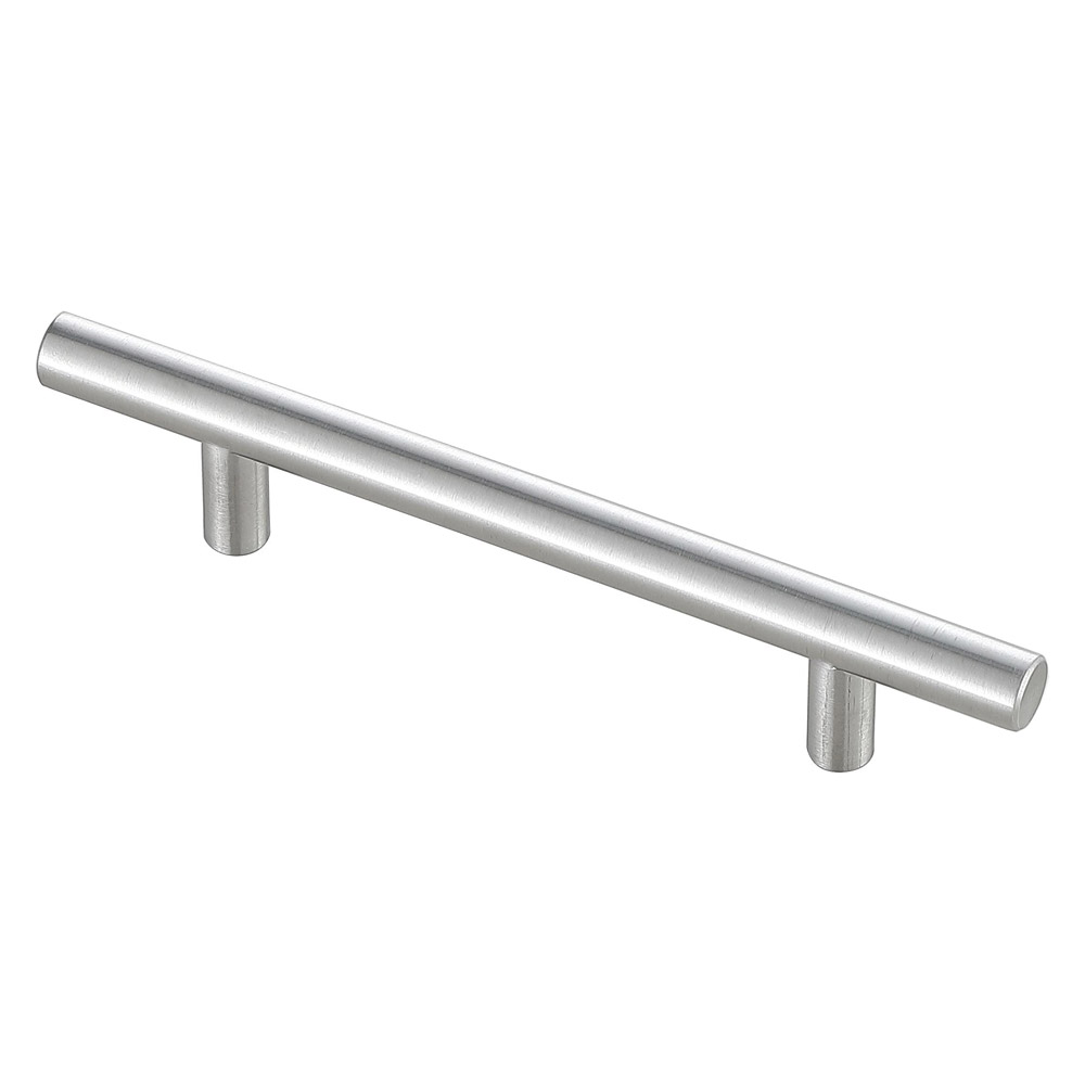 Elegant Quinn 3 Drawer Pull, Set of 10 - Brushed Nickel, L 6.4" (PL400-4-NK-10PK)