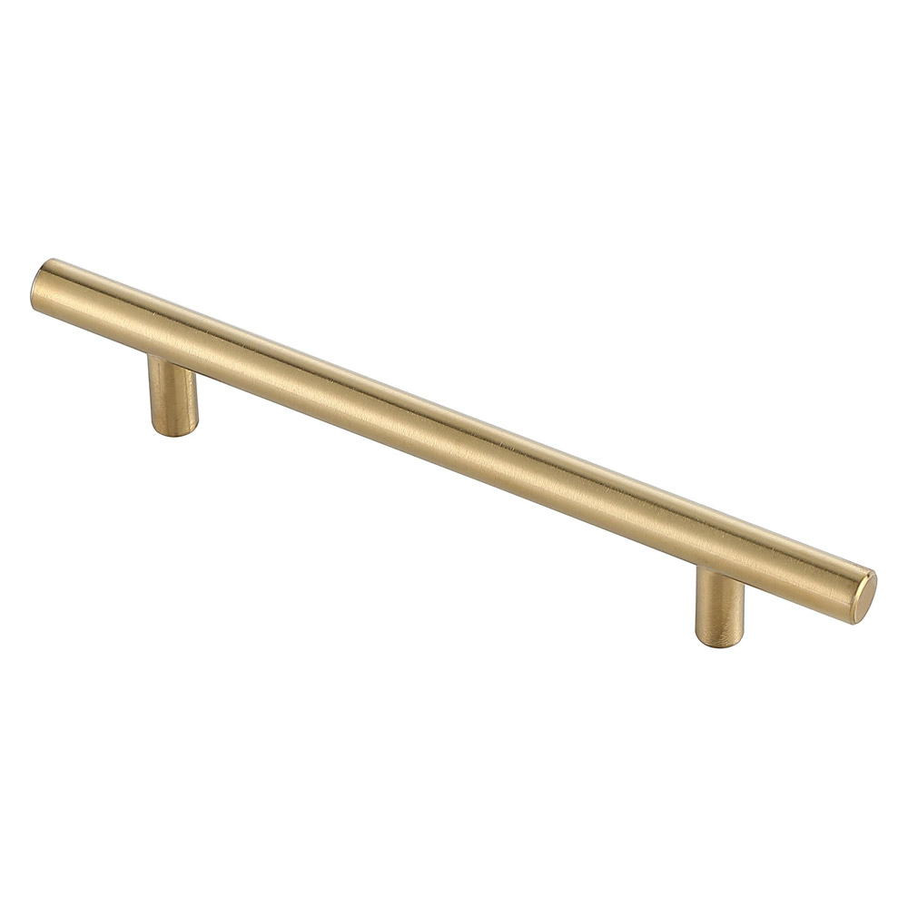 Elegant Quinn 3 Drawer Pull, Set of 10 - Brass, L 7.6" (PL400-5-BR-10PK)