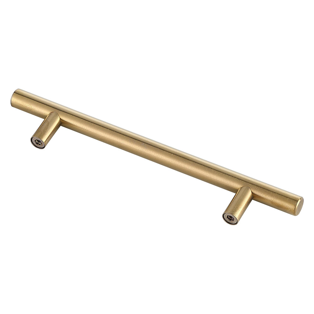 Elegant Quinn 3 Drawer Pull, Set of 10 - Brass, L 7.6" (PL400-5-BR-10PK)