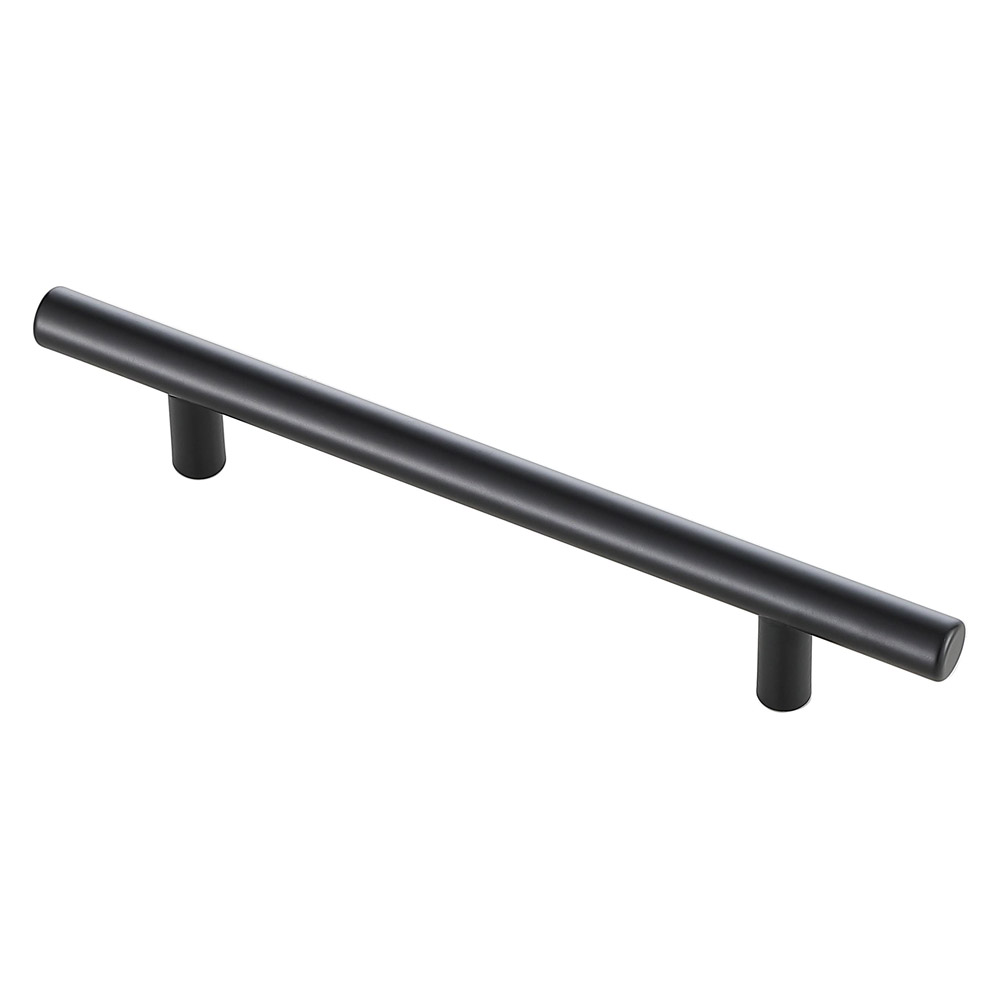 Elegant Quinn 3 Drawer Pull, Set of 10 - Matte Black, L 7.6" (PL400-5-MB-10PK)