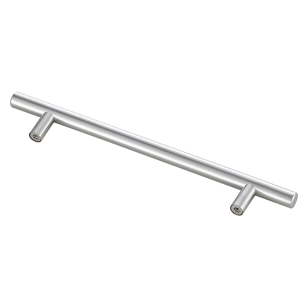 Elegant Quinn 3 Drawer Pull, Set of 10 - Brushed Nickel, L 8.8" (PL400-6-NK-10PK)