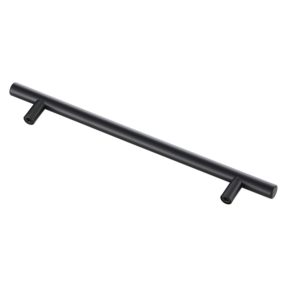 Elegant Quinn 3 Drawer Pull, Set of 10 - Matte Black, L 10.1" (PL400-7-MB-10PK)