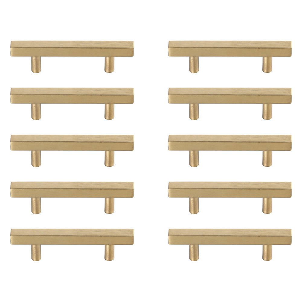 Elegant - Quinn 3 Drawer Pull, Set of 10 (PNT-PL402-3)