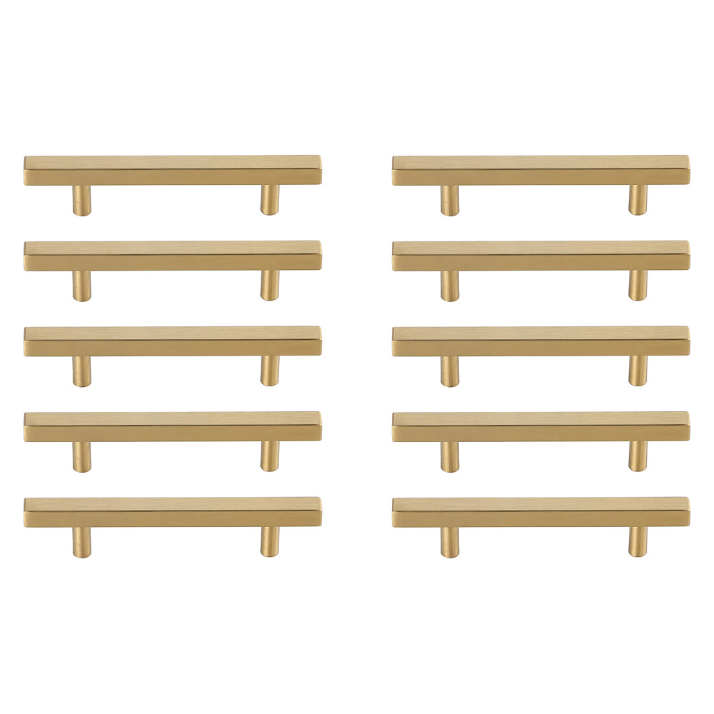 Elegant - Quinn 3 Drawer Pull, Set of 10 (PNT-PL402-3)