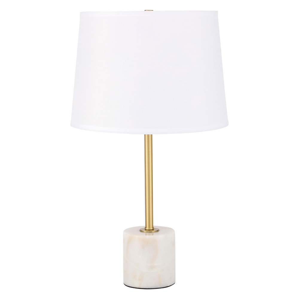 Elegant Kira 1 Light Table Lamp - Brushed Brass (TL3039BR)