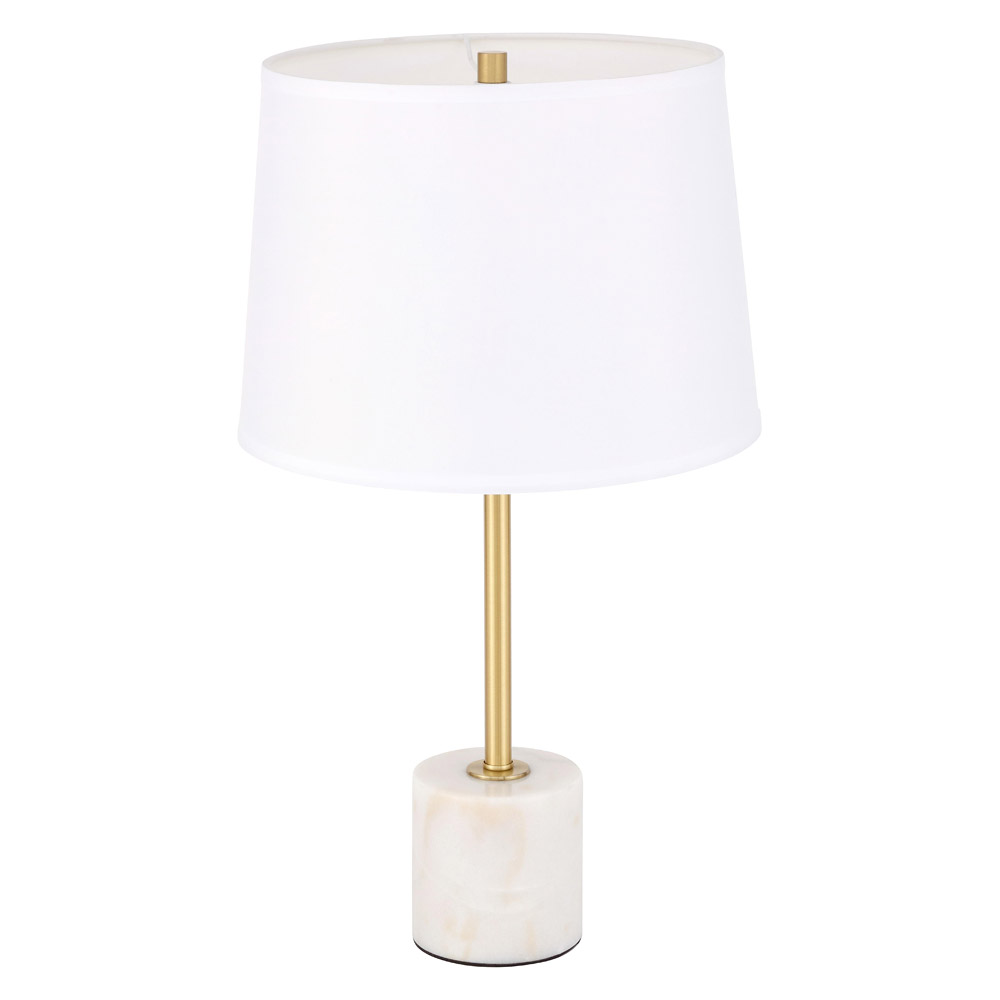 Elegant Kira 1 Light Table Lamp - Brushed Brass (TL3039BR)