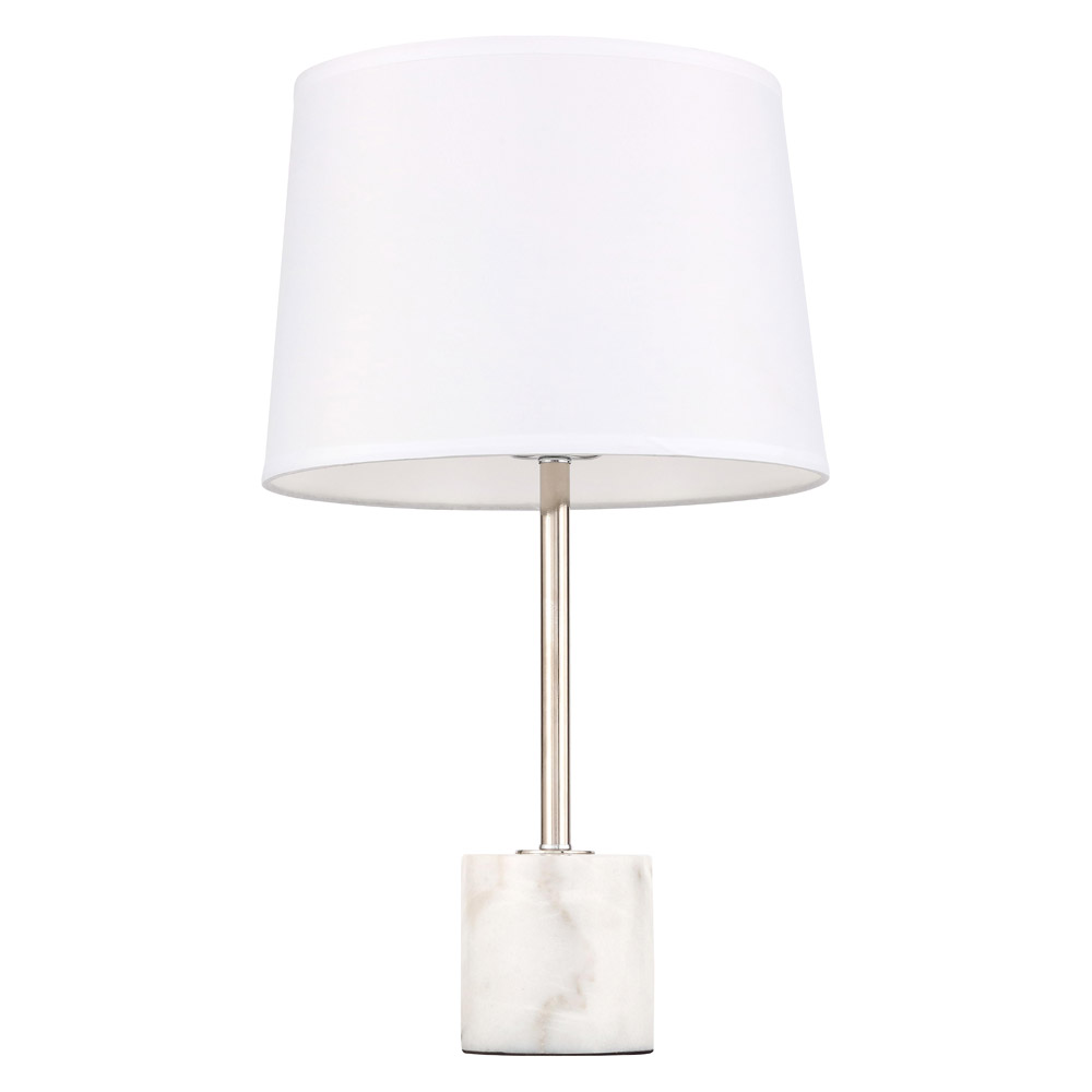 Elegant Kira 1 Light Table Lamp - Polished Nickel (TL3039PN)