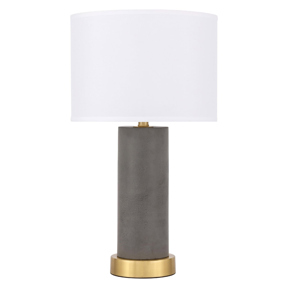 Elegant Chronicle 1 Light Table Lamp - Brushed Brass (TL3045BR)