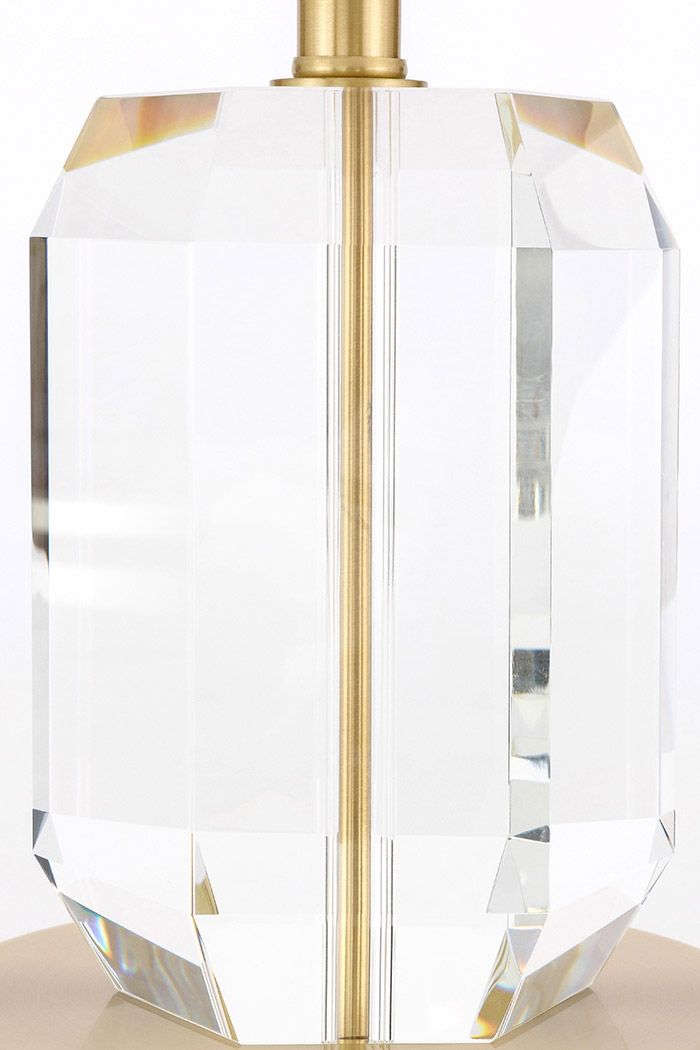 Elegant Wendolyn 1 Light Table Lamp - Brushed Brass (TL3047BR)