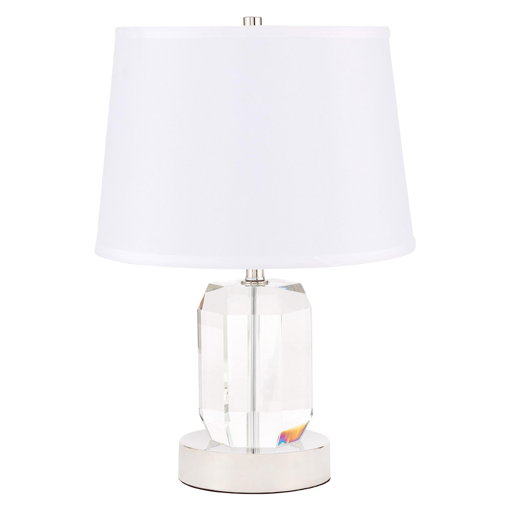 Elegant Wendolyn 1 Light Table Lamp - Polished Nickel (TL3047PN)