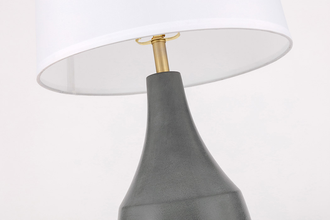 Elegant Reverie 1 Light Table Lamp - Gray (TL3052GR)