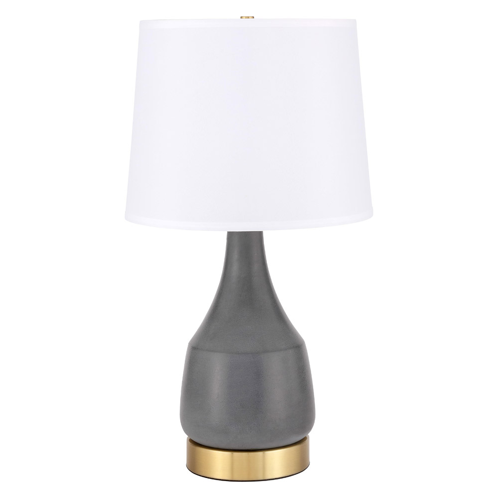 Elegant Reverie 1 Light Table Lamp - Gray (TL3052GR)