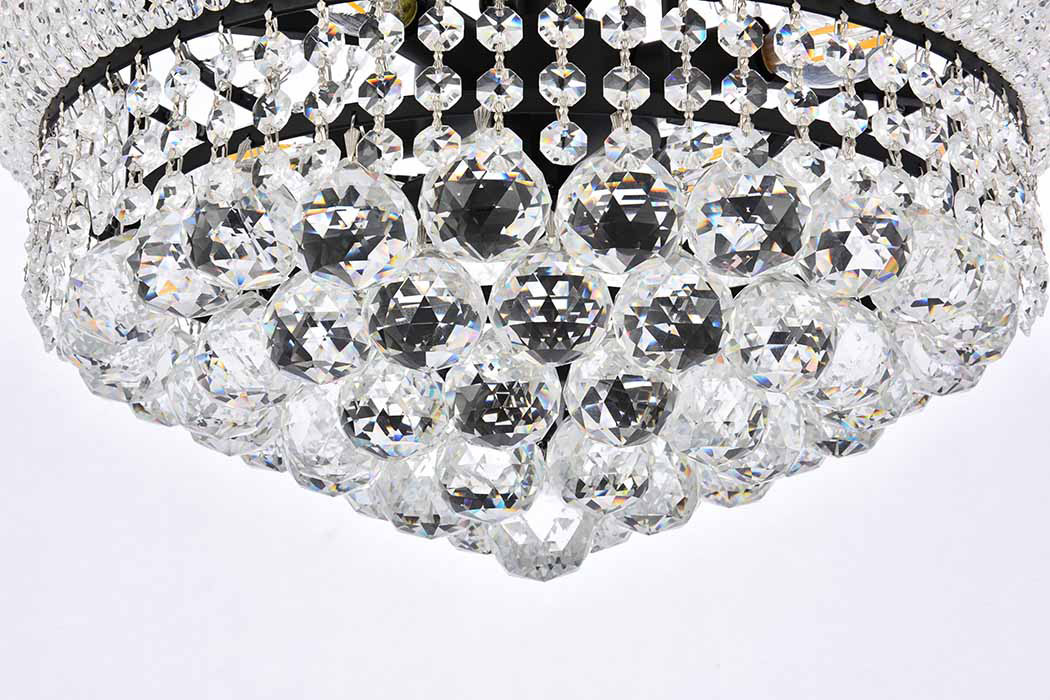 Elegant Pendant Light - Black, L 16" (V1800D16BK-RC)