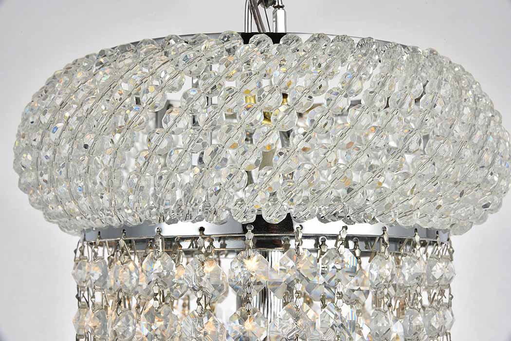 Elegant Pendant Light - Chrome/EC, L 16" (V1800D16C-EC)