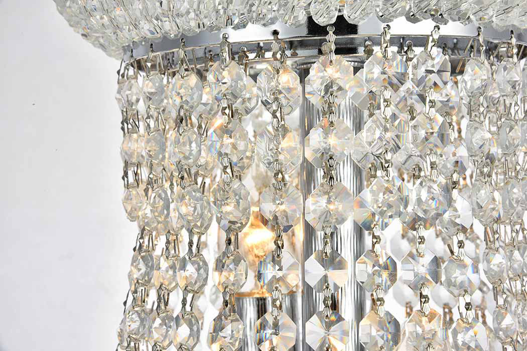 Elegant Pendant Light - Chrome/EC, L 16" (V1800D16C-EC)