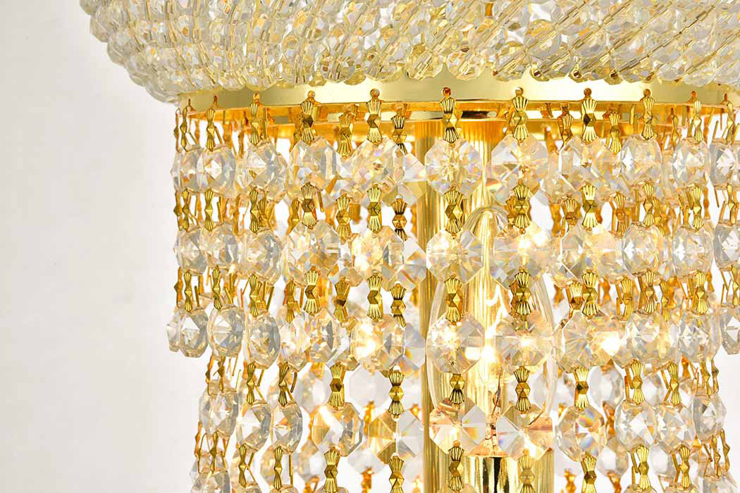 Elegant Pendant Light - Gold, L 16" (V1800D16G-RC)