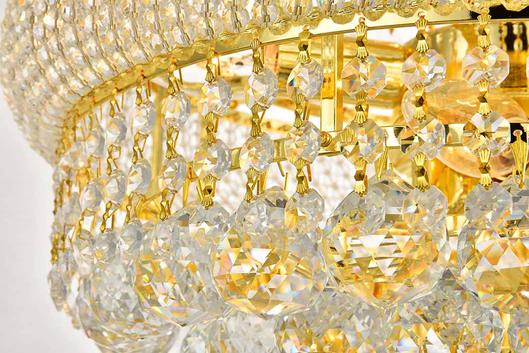 Elegant Pendant Light - Gold, L 16" (V1800D16G-RC)