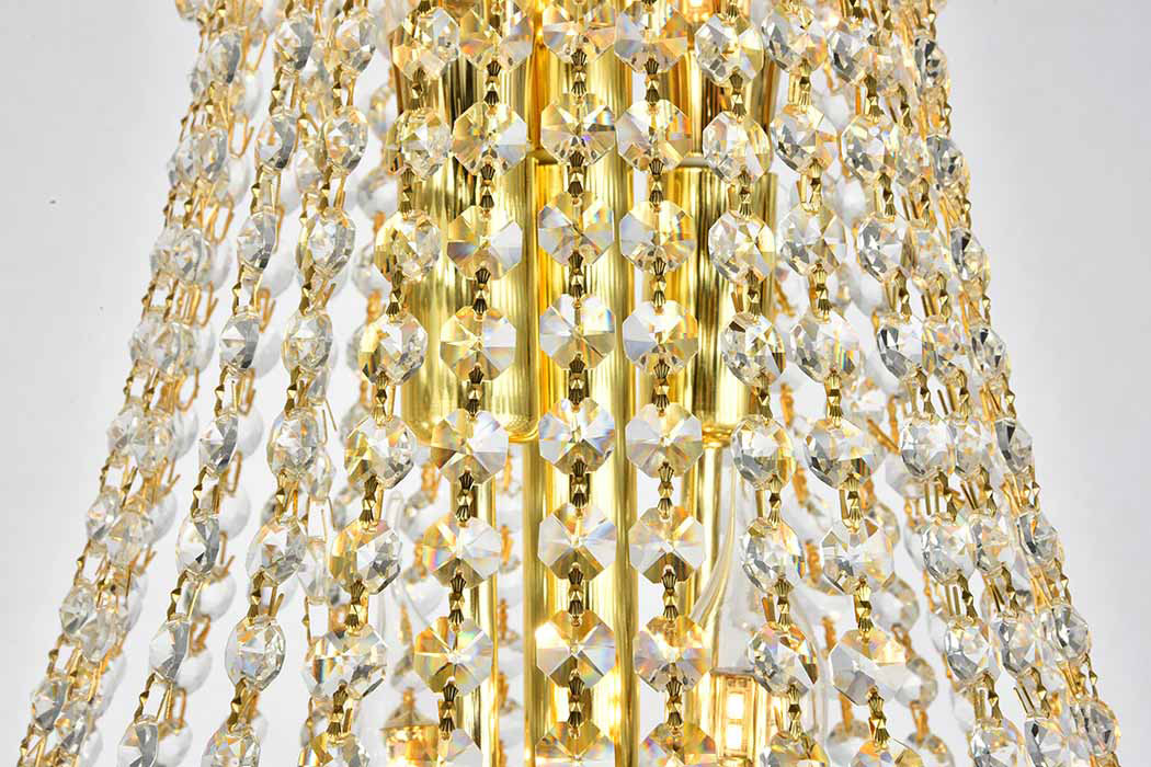 Elegant Pendant Light - Gold, L 20" (V1800D20G-EC)