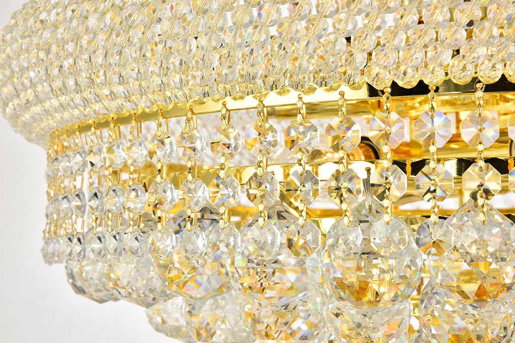 Elegant Pendant Light - Gold, L 20" (V1800D20G-EC)