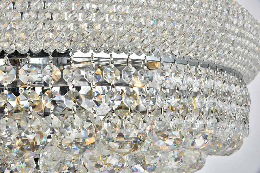 Elegant Pendant Light - Chrome/EC, L 24" (V1800D24C-EC)